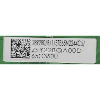 MAIN PARA TV TOSHIBA·FIRE TV 4K·UHD·HDR / NUMERO DE PARTE 289280 / TD.MT9020.703 / 65C350U / PANEL HD650Y1U72-TBL2K2/S0/SM/MCKD3A/ROH / DISPLAY HV650QUB-F70 / MODELO 65C350KU 65C350U - Imagen 2